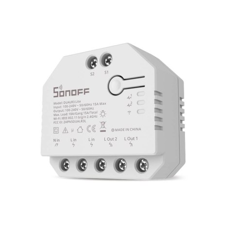 Inteligentny przełącznik WiFi Sonoff Dual R3 Lite Inteligentny przełącznik WiFi Sonoff Dual R3 Lite