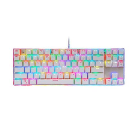 Klawiatura mechaniczna gamingowa Motospeed K87S RGB (biała) Klawiatura mechaniczna gamingowa Motospeed K87S RGB (biała)