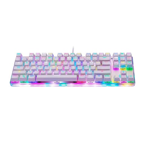 Klawiatura mechaniczna gamingowa Motospeed K87S RGB (biała) Klawiatura mechaniczna gamingowa Motospeed K87S RGB (biała)