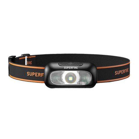 Latarka czołowa Superfire HL05-D, 110lm, USB Latarka czołowa Superfire HL05-D, 110lm, USB