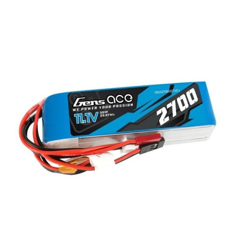 Akumulator Gens Ace 2700mAh 11,1V TX 3S1P Futaba/JST-XHR/JST-SYP Akumulator Gens Ace 2700mAh 11,1V TX 3S1P Futaba/JST-XHR/JST-SYP