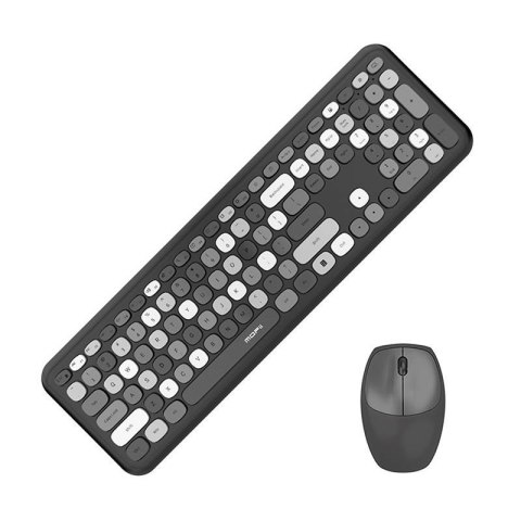 Bezprzewodowy zestaw klawiatura + myszka MOFII 666 2.4G (czarny) Bezprzewodowy zestaw klawiatura + myszka MOFII 666 2.4G (czarny)