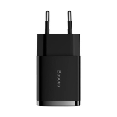 Ładowarka sieciowa Baseus Compact Quick Charger, 2x USB, 10.5W (czarna) Ładowarka sieciowa Baseus Compact Quick Charger, 2x USB, 10.5W (czarna)