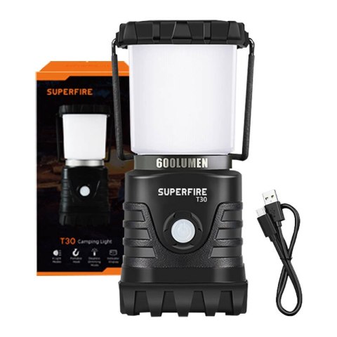 Lampa kempingowa Superfire T30, 600lm, USB Lampa kempingowa Superfire T30, 600lm, USB