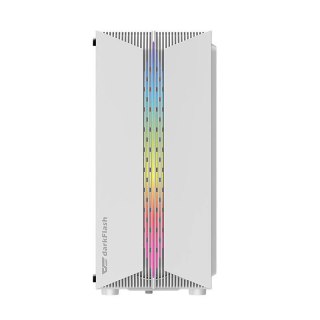 Obudowa komputerowa Darkflash DK151 LED (biała) + 3 wentylatory RGB
