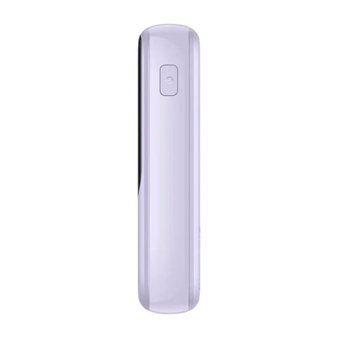 Powerbank Baseus Qpow Pro z kablem Lightning, USB-C, USB, 10000mAh, 20W (fioletowy)
