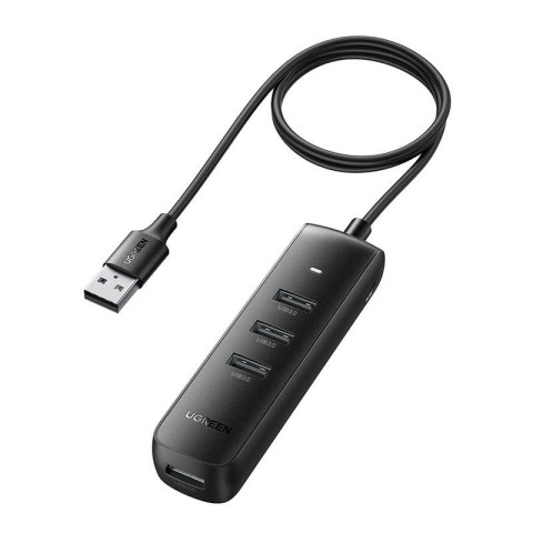 Adapter 4w1 UGREEN CM416 Hub USB do 4x USB 0.25m (czarny) Adapter 4w1 UGREEN CM416 Hub USB do 4x USB 0.25m (czarny)