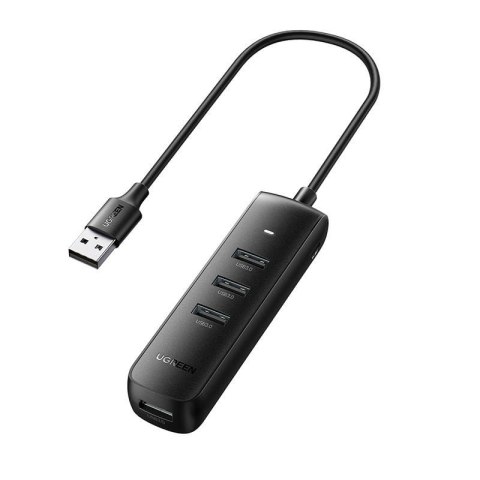 Adapter 4w1 UGREEN CM416 Hub USB do 4x USB 0.25m (czarny) Adapter 4w1 UGREEN CM416 Hub USB do 4x USB 0.25m (czarny)