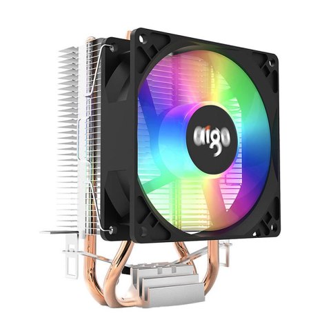 Chłodzenie aktywne do procesora Aigo ICE 200 LED (radiator + wentylator czarny) Chłodzenie aktywne do procesora Aigo ICE 200 LED (radiator + wentylator czarny)