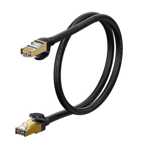 Kabel sieciowy Baseus Ethernet RJ45, 10Gbps, 0,5m (czarny) Kabel sieciowy Baseus Ethernet RJ45, 10Gbps, 0,5m (czarny)