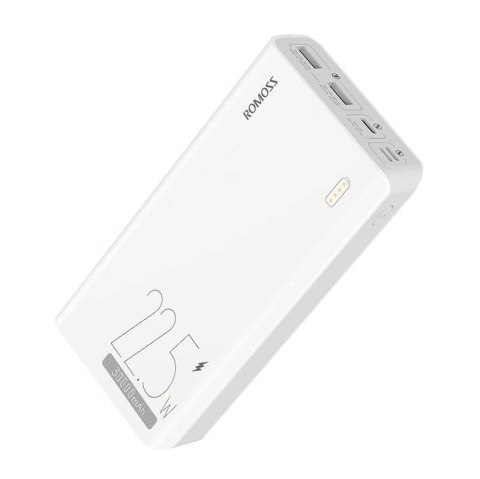 Powerbank Romoss SENSE8F 30000mAh, 22.5W (biały) Powerbank Romoss SENSE8F 30000mAh, 22.5W (biały)