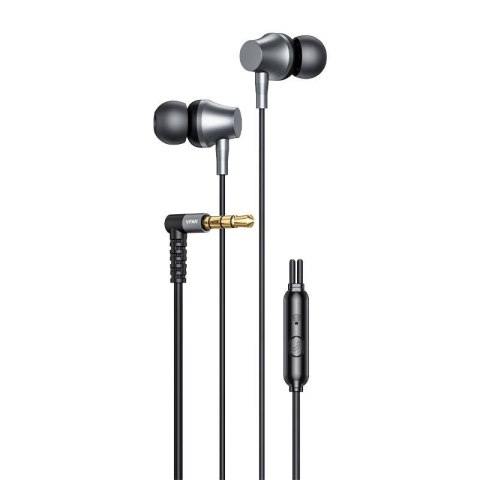 Słuchawki dokanałowe przewodowe VFAN M17, jack 3.5mm (czarne) Słuchawki dokanałowe przewodowe VFAN M17, jack 3.5mm (czarne)