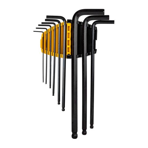 Zestaw kluczy imbusowych długich Deli Tools EDL232309H, 1.5-10mm, 9 elementów Zestaw kluczy imbusowych długich Deli Tools EDL232309H, 1.5-10mm, 9 elementów