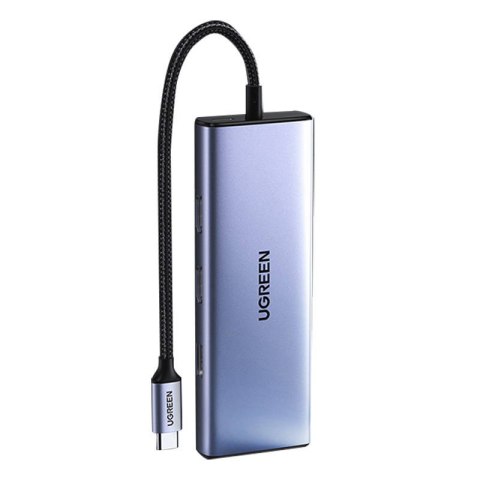 Adapter UGREEN Revodok 9w1 CM490 Hub USB-C, 2x USB-A 3.0, USB-A 2.0, 2x HDMI 4K/60Hz, SD/TF, RJ45 (gwiezda szarość) Adapter UGREEN Revodok 9w1 CM490 Hub USB-C, 2x USB-A 3.0, USB-A 2.0, 2x HDMI 4K/60Hz, SD/TF, RJ45 (gwiezda szarość)