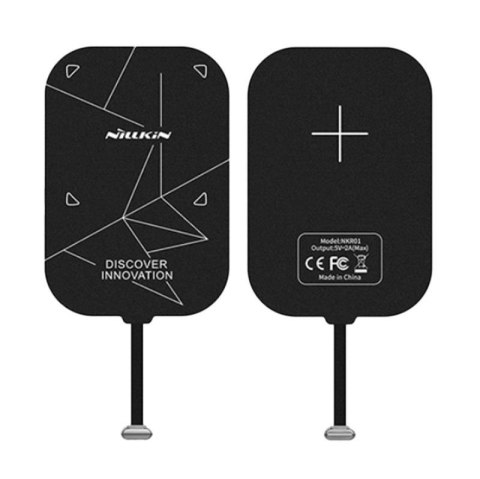 Adapter USB-C do ładowania indukcyjnego Nillkin Magic Tags (czarny) Adapter USB-C do ładowania indukcyjnego Nillkin Magic Tags (czarny)