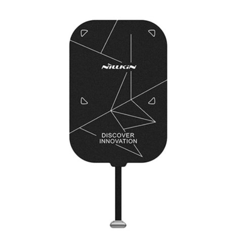 Adapter USB-C do ładowania indukcyjnego Nillkin Magic Tags (czarny) Adapter USB-C do ładowania indukcyjnego Nillkin Magic Tags (czarny)