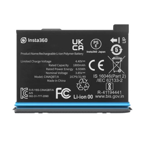 Akumulator do kamery Insta360 X3 1800 mAh Akumulator do kamery Insta360 X3 1800 mAh