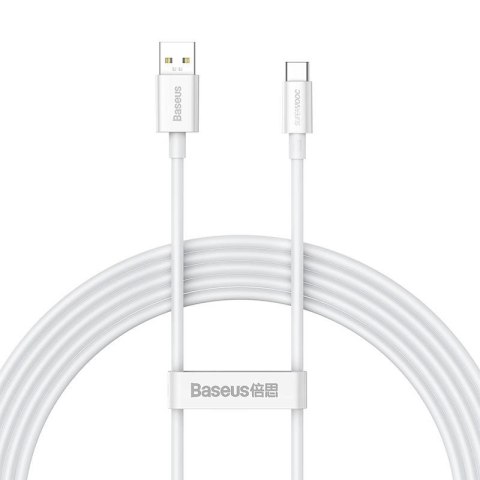Kabel USB do USB-C Baseus Superior Series, 65W, 2m (biały) Kabel USB do USB-C Baseus Superior Series, 65W, 2m (biały)