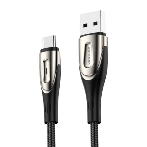 Kabel USB do USB-C Joyroom Sharp S-M411 2.4A, 3m (czarny) Kabel USB do USB-C Joyroom Sharp S-M411 2.4A, 3m (czarny)