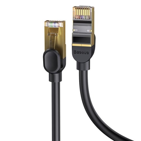 Kabel sieciowy Baseus Ethernet RJ45, 10Gb, 8m (czarny) Kabel sieciowy Baseus Ethernet RJ45, 10Gb, 8m (czarny)