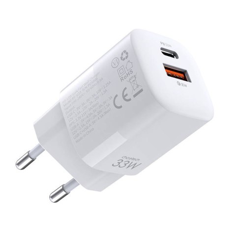 Ładowarka sieciowa Choetech PD5006, 33W (biała) Ładowarka sieciowa Choetech PD5006, 33W (biała)