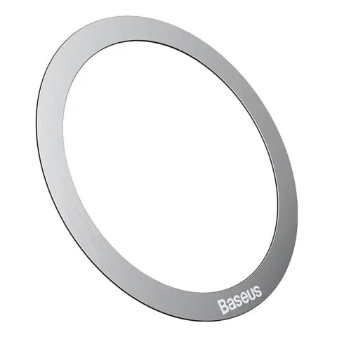 Pierścień magnetyczny Baseus Halo do telefonu, MagSafe, srebrny (2szt.) Pierścień magnetyczny Baseus Halo do telefonu, MagSafe, srebrny (2szt.)