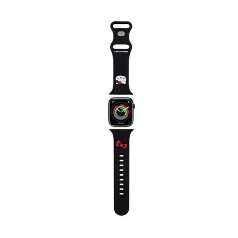 Hello Kitty Silicone Kitty Head - Pasek do Apple Watch 38/40/41 mm (czarny) Hello Kitty Silicone Kitty Head - Pasek do Apple Watch 38/40/41 mm (czarny)