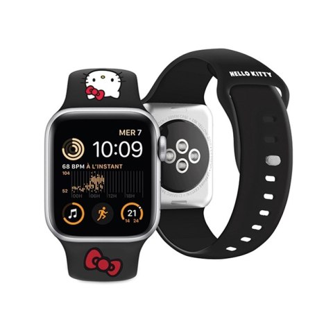 Hello Kitty Silicone Kitty Head - Pasek do Apple Watch 38/40/41 mm (czarny) Hello Kitty Silicone Kitty Head - Pasek do Apple Watch 38/40/41 mm (czarny)