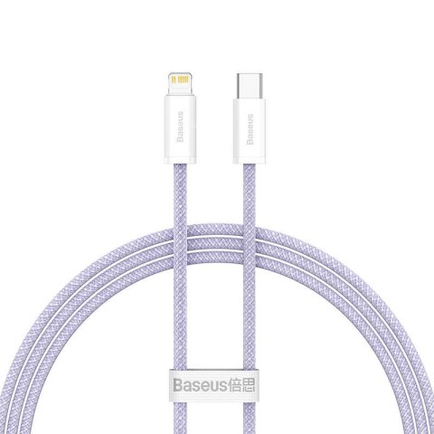 Kabel USB-C do Lightning Baseus Dynamic 2, 20W, 1m (fioletowy) Kabel USB-C do Lightning Baseus Dynamic 2, 20W, 1m (fioletowy)