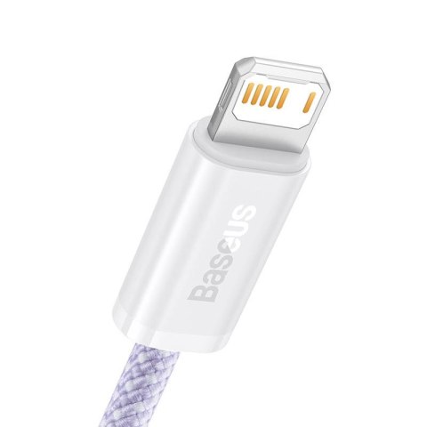 Kabel USB do Lightning Baseus Dynamic 2, 2.4A, 1m (fioletowy) Kabel USB do Lightning Baseus Dynamic 2, 2.4A, 1m (fioletowy)