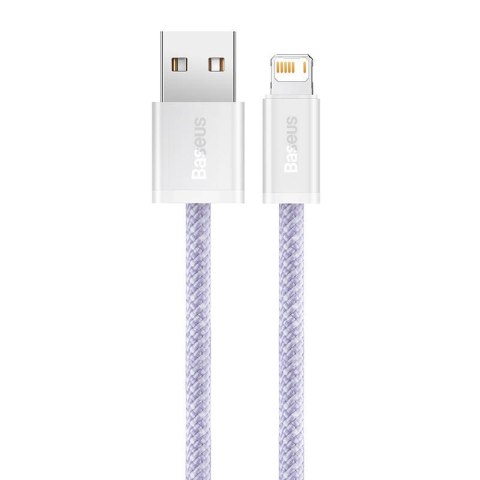 Kabel USB do Lightning Baseus Dynamic 2, 2.4A, 1m (fioletowy) Kabel USB do Lightning Baseus Dynamic 2, 2.4A, 1m (fioletowy)