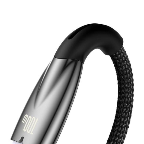 Kabel USB do USB-C Baseus Glimmer, 100W, 2m (czarny) Kabel USB do USB-C Baseus Glimmer, 100W, 2m (czarny)