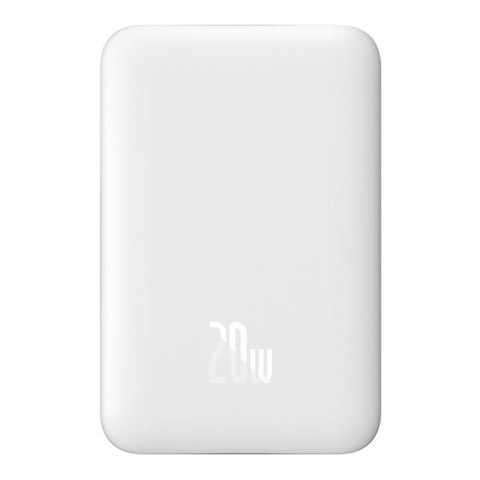 Powerbank magnetyczny Baseus Magnetic Mini 10000mAh, USB-C 20W MagSafe (biały)