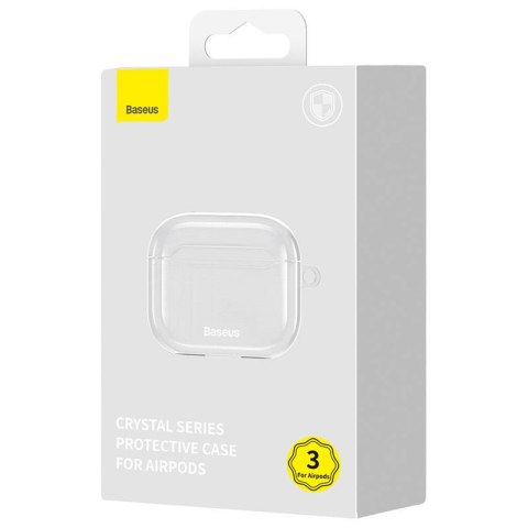 Przeźroczyste Etui Baseus Crystal do AirPods 3 Przeźroczyste Etui Baseus Crystal do AirPods 3