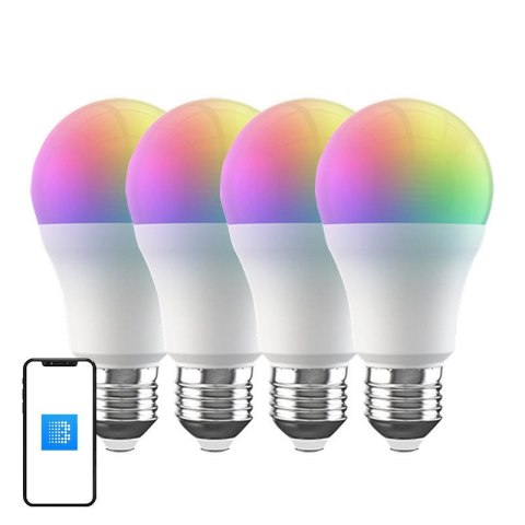 Smart żarówka BLU LED RGB Broadlink LB4E27 (4-pak) Smart żarówka BLU LED RGB Broadlink LB4E27 (4-pak)