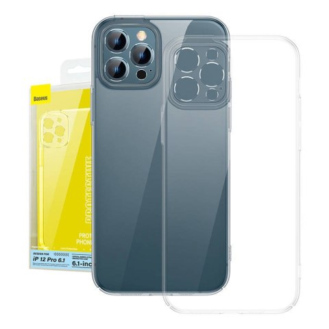 Zestaw ochronny Baseus Crystal przeźroczyste etui i szkło hartowane do iPhone 12 Pro (ultra cienkie) Zestaw ochronny Baseus Crystal przeźroczyste etui i szkło hartowane do iPhone 12 Pro (ultra cienkie)