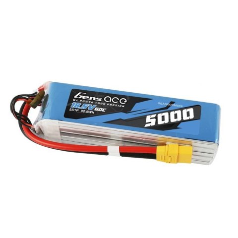 Akumulator LiPo Gens Ace Bashing 5000mAh 18.5V 60C 5S1P - XT90 Akumulator LiPo Gens Ace Bashing 5000mAh 18.5V 60C 5S1P - XT90