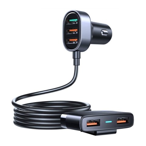 Ładowarka samochodowa Joyroom JR-CL03 Pro 45W 5xUSB (czarna) Ładowarka samochodowa Joyroom JR-CL03 Pro 45W 5xUSB (czarna)