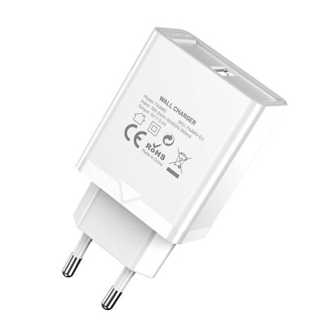 Ładowarka sieciowa USB-A Vention FAAW0-EU 12W 2.4A (biała) Ładowarka sieciowa USB-A Vention FAAW0-EU 12W 2.4A (biała)