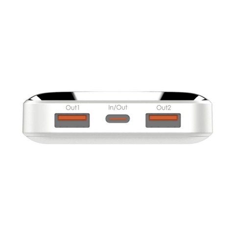 Powerbank LDNIO PQ12, 15W, 10000mah (biały) Powerbank LDNIO PQ12, 15W, 10000mah (biały)