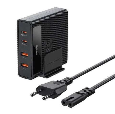 Stacja ładująca Hyperspace GaN 100W Mcdodo CH-1802 2xUSB-C, 2xUSB-A (czarna) Stacja ładująca Hyperspace GaN 100W Mcdodo CH-1802 2xUSB-C, 2xUSB-A (czarna)