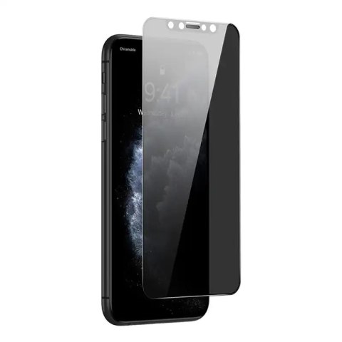 Szkło hartowane z filtrem prywatyzującym 0.3mm Baseus do iPhone XS Max/11 Pro Max