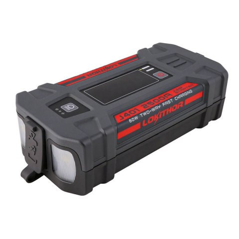 Urządzenie 3 w 1: Jump Starter / Rozrusznik / Booster 2500A + Powerbank 20000mAh + Latarka Lokithor J401 Urządzenie 3 w 1: Jump Starter / Rozrusznik / Booster 2500A + Powerbank 20000mAh + Latarka Lokithor J401