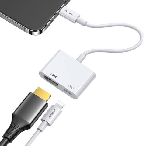 Adapter Lightning - HDMI Joyroom S-H141 (biały) Adapter Lightning - HDMI Joyroom S-H141 (biały)