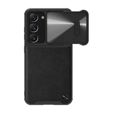 Etui Nillkin CamShield Leather do Samsung Galaxy S23+/S23 Plus (czarne) Etui Nillkin CamShield Leather do Samsung Galaxy S23+/S23 Plus (czarne)