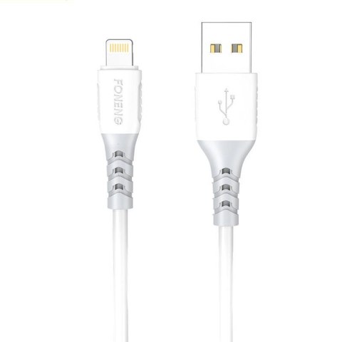 Kabel USB do Lightning Foneng X66, 20W, 3A, 1m (biały) Kabel USB do Lightning Foneng X66, 20W, 3A, 1m (biały)