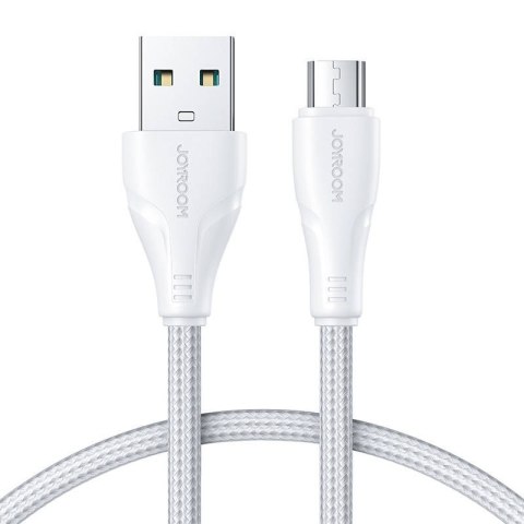 Kabel do Micro USB-A / Surpass / 0.25m Joyroom S-UM018A11 (biały) Kabel do Micro USB-A / Surpass / 0.25m Joyroom S-UM018A11 (biały)