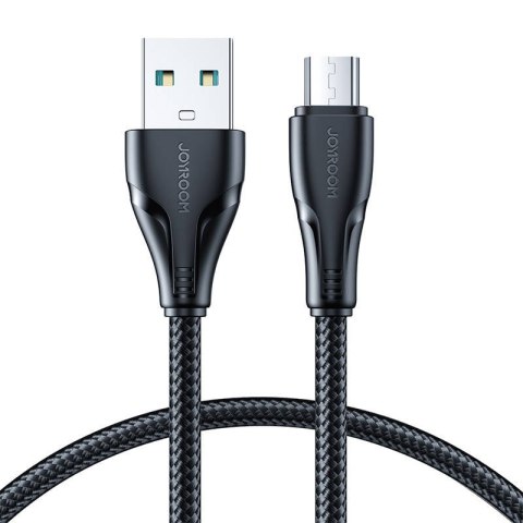 Kabel do Micro USB-A / Surpass / 0.25m Joyroom S-UM018A11 (czarny) Kabel do Micro USB-A / Surpass / 0.25m Joyroom S-UM018A11 (czarny)