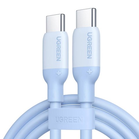 Kabel szybkiego ładowania USB-C do USB-C UGREEN 15279 1m (niebieski) Kabel szybkiego ładowania USB-C do USB-C UGREEN 15279 1m (niebieski)