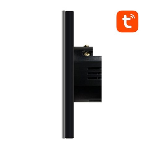 Dotykowy Włącznik Światła WiFi Avatto TS02-EU-B1 Pojedynczy TUYA (czarny) Dotykowy Włącznik Światła WiFi Avatto TS02-EU-B1 Pojedynczy TUYA (czarny)